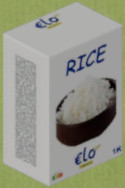 Supermarket together rice