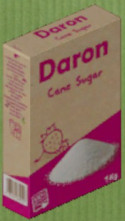 Supermarket together Cane Sugar Box