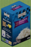 Supermarket together Basmati Rice