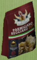 Supermarket together Paramigano Cheese